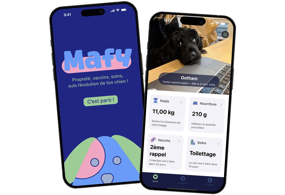 Une app pour les chiots !