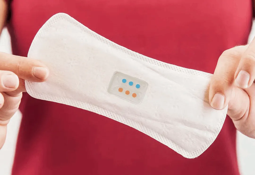 Une serviette hygiénique pour détecter les maladies !