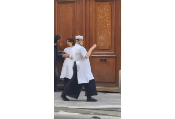 Un sommelier qui danse !