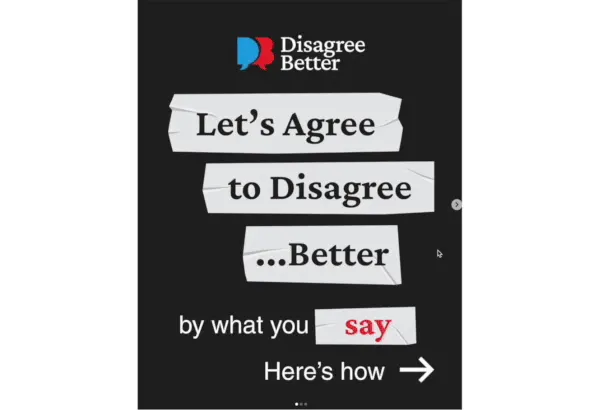 Disagree Better