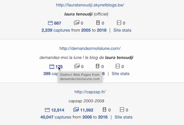 La machine à remonter le web