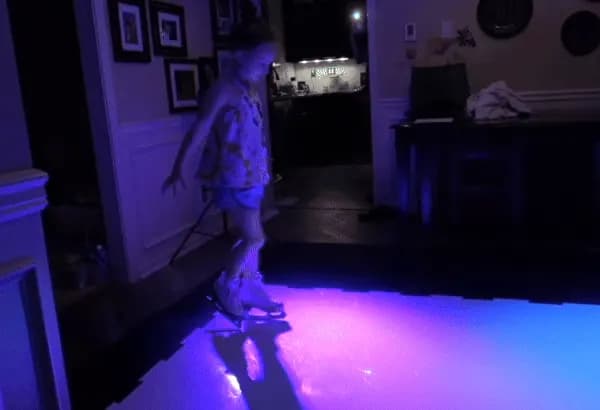 Transformez votre salon en patinoire
