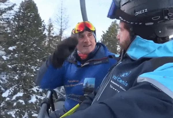 Se confesser sur un télésiège…