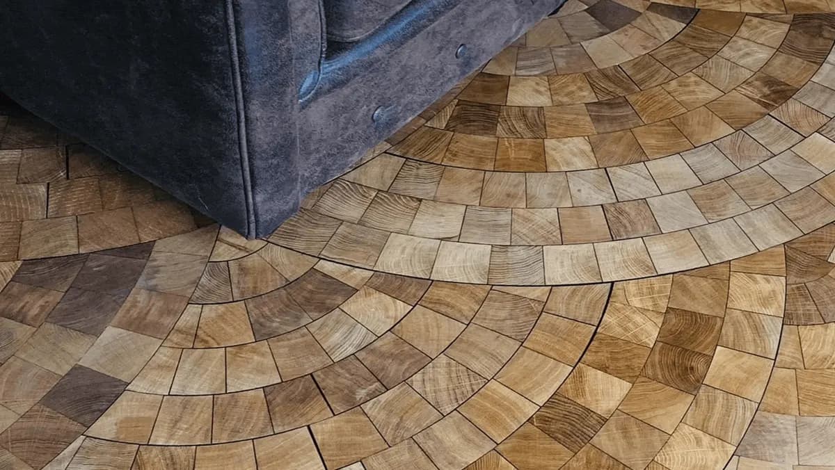Un parquet aux allures de pavés…