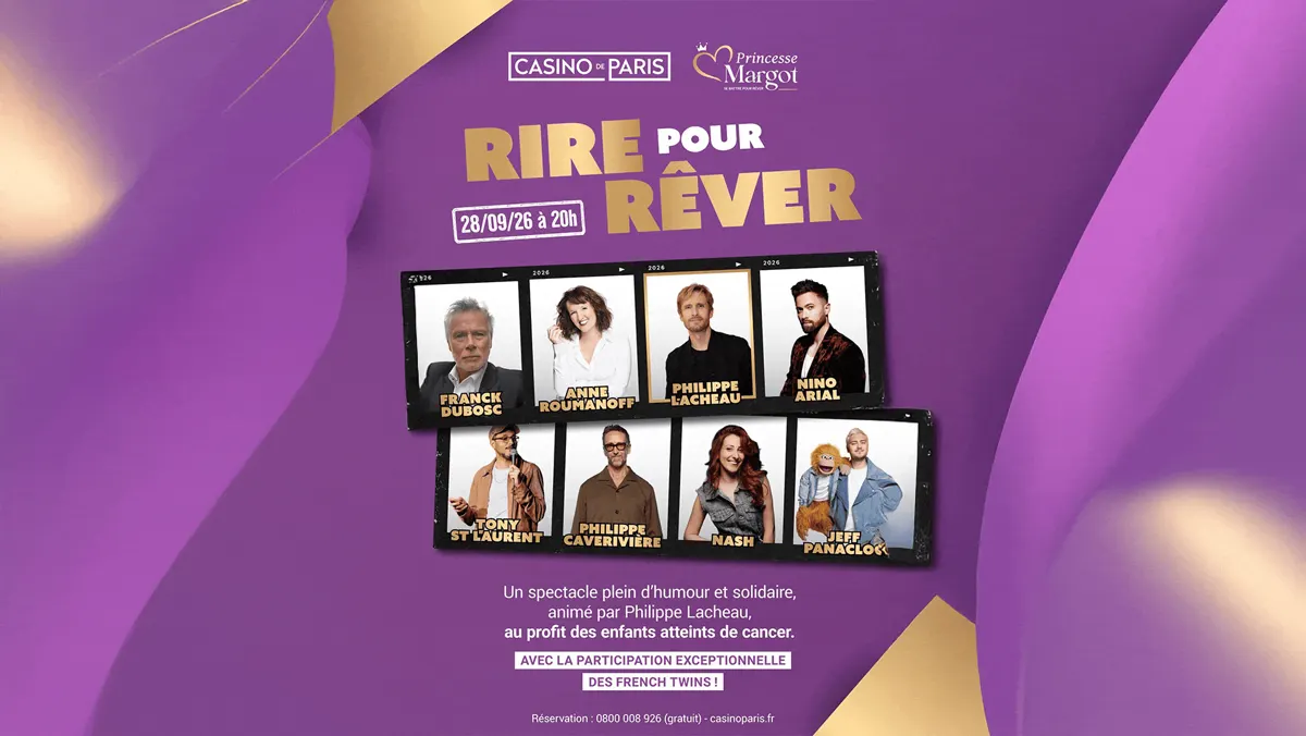 Rire jusqu'aux larmes, pour la bonne cause